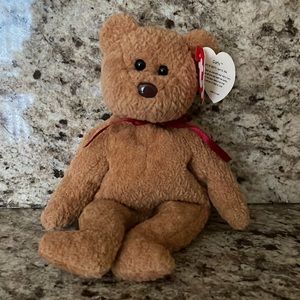 RARE RETIRED TY Beanie Baby “ Curly “ with tag errors